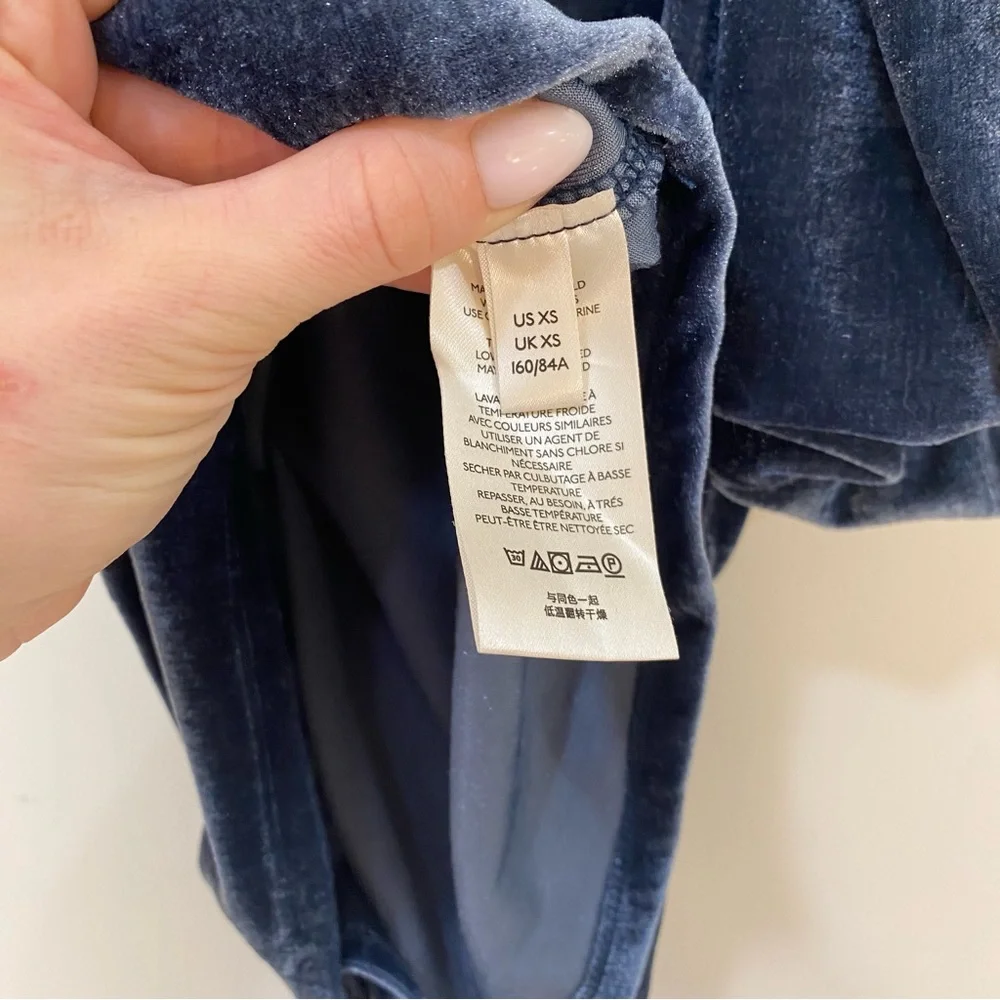 Free People Claudia‎ Velvet Mock Neck Top